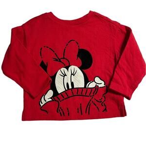 Baby GAP Disney Minnie Mouse Sweatshirt Top Toddler Girls Size 3 Like New condit